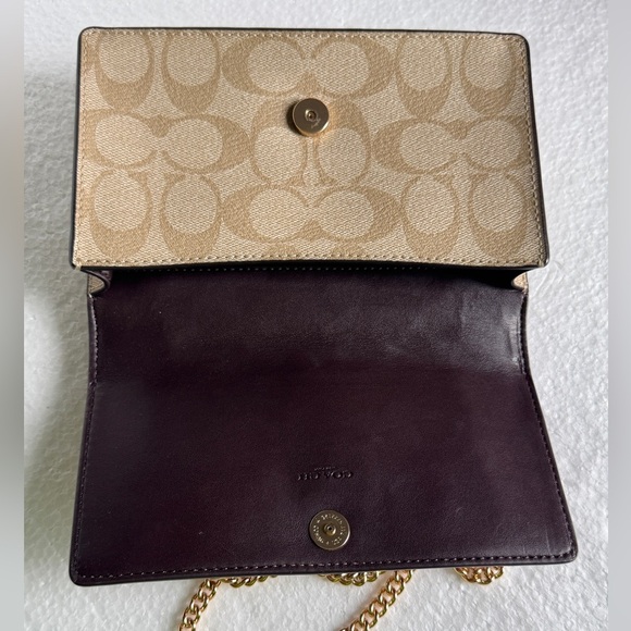 Coach Flap Belt Bag In Signature Canvas With Butterfly Applique - Picture 8 of 14